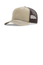 Richardson Five-Panel Champ Trucker 112FPC Khaki/ Coffee