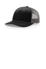 Richardson Five-Panel with Rope 112FPR Black/ Charcoal/ Charcoal