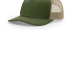 Richardson Five-Panel Trucker 112FP Army Olive/ Tan