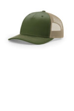 Richardson Five-Panel Trucker 112FP Army Olive/ Tan