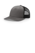 Richardson Five-Panel Trucker 112FP Charcoal/ Black
