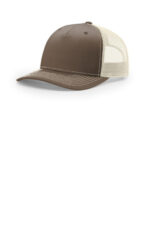 Richardson Five-Panel Trucker 112FP Chocolate Chip/ Birch