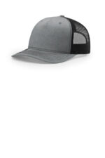 Richardson Five-Panel Trucker 112FP Heather Grey/ Black