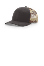 Richardson Printed Mesh Trucker 112PM Brown/ Desert Camo