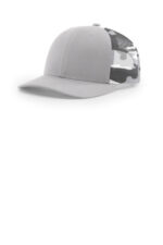Richardson Printed Mesh Trucker 112PM Silver/ Grey Camo