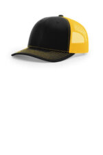 Richardson Trucker Cap 112 Black/ Gold