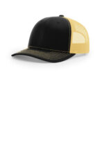 Richardson Trucker Cap 112 Black/ Vegas Gold