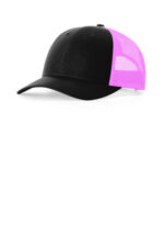 Richardson Low Pro Trucker 115 Black/ Neon Pink
