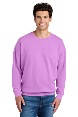 Comfort Colors Lightweight Crewneck Sweatshirt 1466 Neon Violet