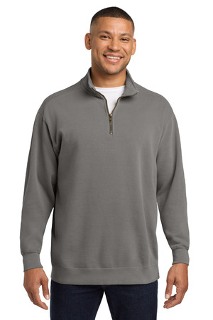 COMFORT COLORS Ring Spun 1/4-Zip Sweatshirt. 1580 Grey