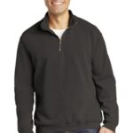 COMFORT COLORS Ring Spun 1/4-Zip Sweatshirt. 1580 Pepper