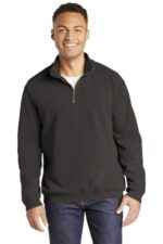 COMFORT COLORS Ring Spun 1/4-Zip Sweatshirt. 1580 Pepper
