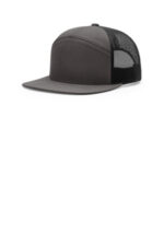 Richardson 7-Panel Trucker 168 Charcoal/ Black