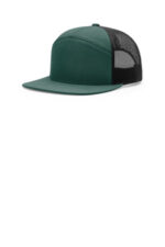 Richardson 7-Panel Trucker 168 Dark Green/ Black