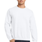 Gildan Heavy Blend Crewneck Sweatshirt. 18000 White