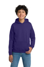 Gildan - Youth Heavy Blend Hooded Sweatshirt. 18500B Purple