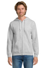 Gildan - Heavy Blend Full-Zip Hooded Sweatshirt. 18600 Ash