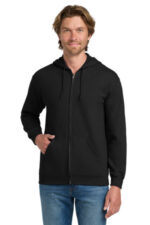 Gildan - Heavy Blend Full-Zip Hooded Sweatshirt. 18600 Black