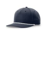 Richardson 5-Panel Classic Rope Cap 258 Navy/ White
