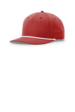 Richardson 5-Panel Classic Rope Cap 258 Red/ White
