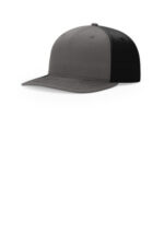 Richardson Solid Twill Trucker 312 Charcoal/ Black