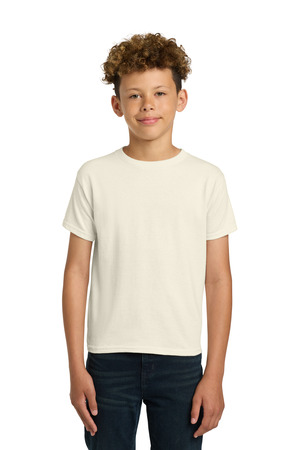 Gildan - Youth Heavy Cotton 100% Cotton T-Shirt. 5000B Natural