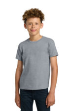 Gildan - Youth Heavy Cotton 100% Cotton T-Shirt. 5000B Sport Grey