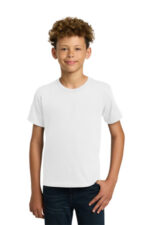 Gildan - Youth Heavy Cotton 100% Cotton T-Shirt. 5000B White