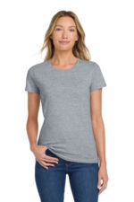 Gildan Women's Heavy Cotton 100% Cotton T-Shirt. 5000L Sport Grey