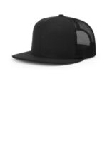 Richardson Acrylic-Wool Blend Flatbill Trucker 511 Black