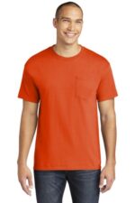 Gildan Heavy Cotton 100% Cotton Pocket T-Shirt. 5300 Orange