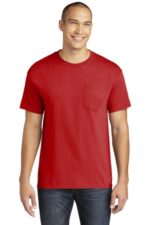 Gildan Heavy Cotton 100% Cotton Pocket T-Shirt. 5300 Red