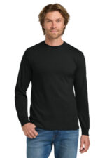 Gildan - Heavy Cotton 100% Cotton Long Sleeve T-Shirt. 5400 Black