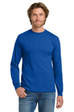 Gildan - Heavy Cotton 100% Cotton Long Sleeve T-Shirt. 5400 Royal