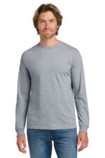 Gildan - Heavy Cotton 100% Cotton Long Sleeve T-Shirt. 5400 Sport Grey