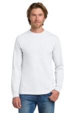 Gildan - Heavy Cotton 100% Cotton Long Sleeve T-Shirt. 5400 White