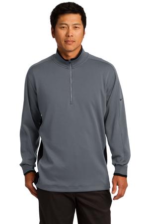 Nike Dri-FIT 1/2-Zip Cover-Up. 578673 Dark Grey/ Black/ Sport Fuchsia