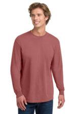 COMFORT COLORS Heavyweight Ring Spun Long Sleeve Tee. 6014 Crimson