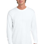 COMFORT COLORS Heavyweight Ring Spun Long Sleeve Tee. 6014 White