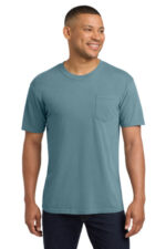 COMFORT COLORS Heavyweight Ring Spun Pocket Tee. 6030 Ice Blue