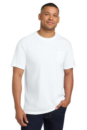 COMFORT COLORS Heavyweight Ring Spun Pocket Tee. 6030 White