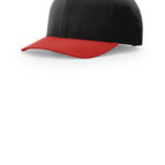 Richardson Laser Perf R-Flex Snapback 632 Black/ Black/ Red