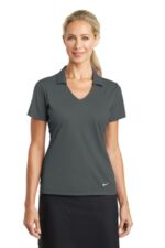 Nike Women's Dri-FIT Vertical Mesh Polo. 637165 Anthracite