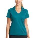 Nike Women's Dri-FIT Vertical Mesh Polo. 637165 Blustery
