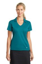Nike Women's Dri-FIT Vertical Mesh Polo. 637165 Blustery