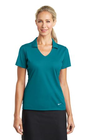 Nike Women's Dri-FIT Vertical Mesh Polo. 637165 Blustery