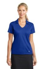 Nike Women's Dri-FIT Vertical Mesh Polo. 637165 Old Royal