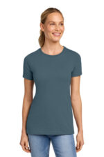 Gildan Softstyle Women's CVC T-Shirt 64001LCVC Steel Blue