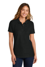 Gildan Softstyle Women's Pique Polo 64800L Black