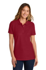 Gildan Softstyle Women's Pique Polo 64800L Cherry Red